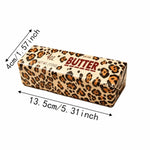 Leopard Print Slow Rebound Butter Stick Super Soft Pink candy Butter Stick Squeezing Toy Elastic 13.5cm