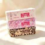 Leopard Print Slow Rebound Butter Stick Super Soft Pink candy Butter Stick Squeezing Toy Elastic 13.5cm