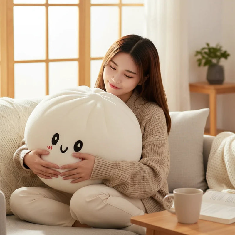 Giant Dumpling Plush Pillow