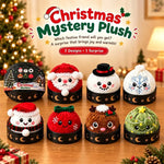 Christmas Plush Squishy Bun 5pc