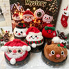 Christmas Plush Squishy Bun 5pc