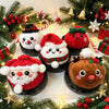 Christmas Plush Squishy Bun 5pc
