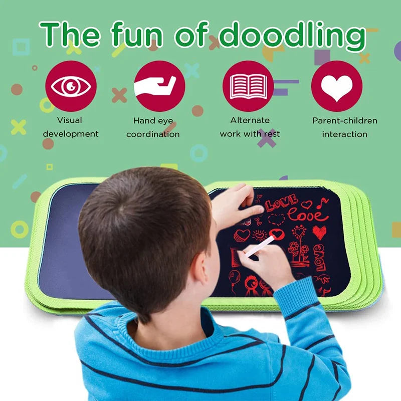 Erasable Doodle Book for KidsToddlers Toys Reusable Drawing Pads with 12 Watercolor Pens Preschool Toy Trip Writing Painting Set
