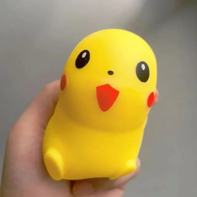 Cute Pokemon Cartoon Pikachu Squeeze Rebound Pinch Music Suitable for Fans to Relieve Stress Knead Figurines Party Gift