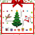 Santa Reindeer Holiday Magnets Magnetic Christmas Tree - For Refrigerator Door Decor With Festive Fridge Metal Garage Stickers