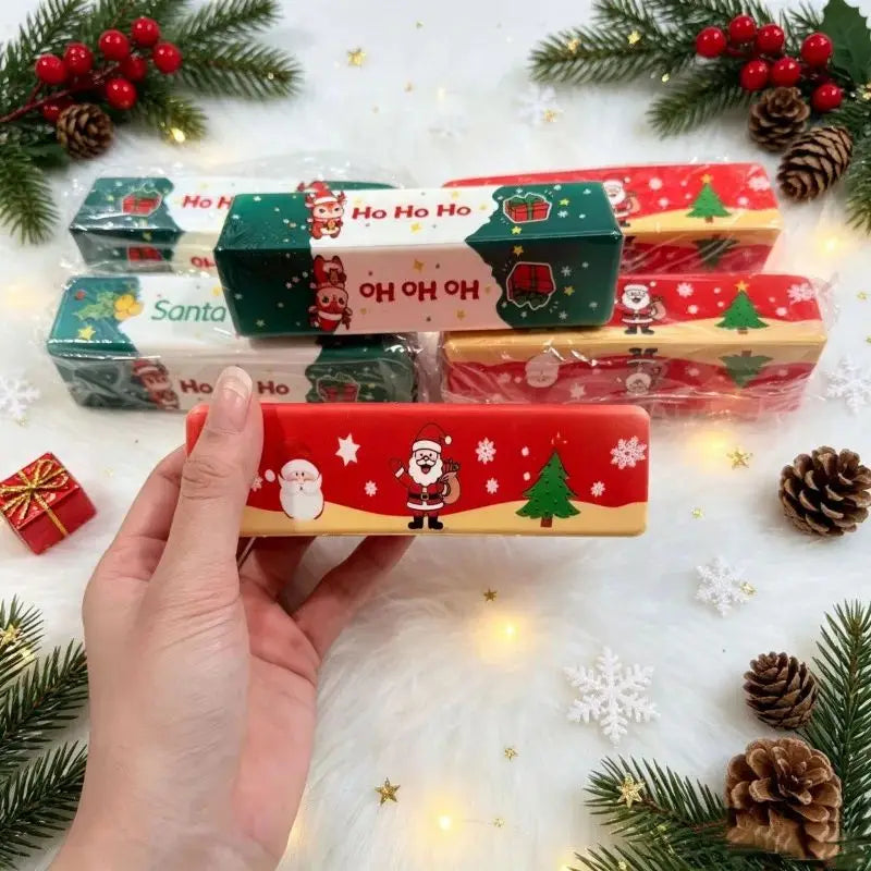 2026 New Christmas Edition Slow Rising Squishy Toy Butter Stick Ultra Soft Wet Squeeze Fidget Toy Stress Relief Party Favor Gift