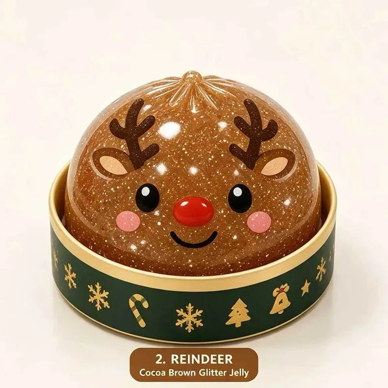 2026 RANDOM ew Santa Claus Elk Dumpling Shape Stress Relief Squeeze Toy Christmas Party Favor Toys Gifts For Adult