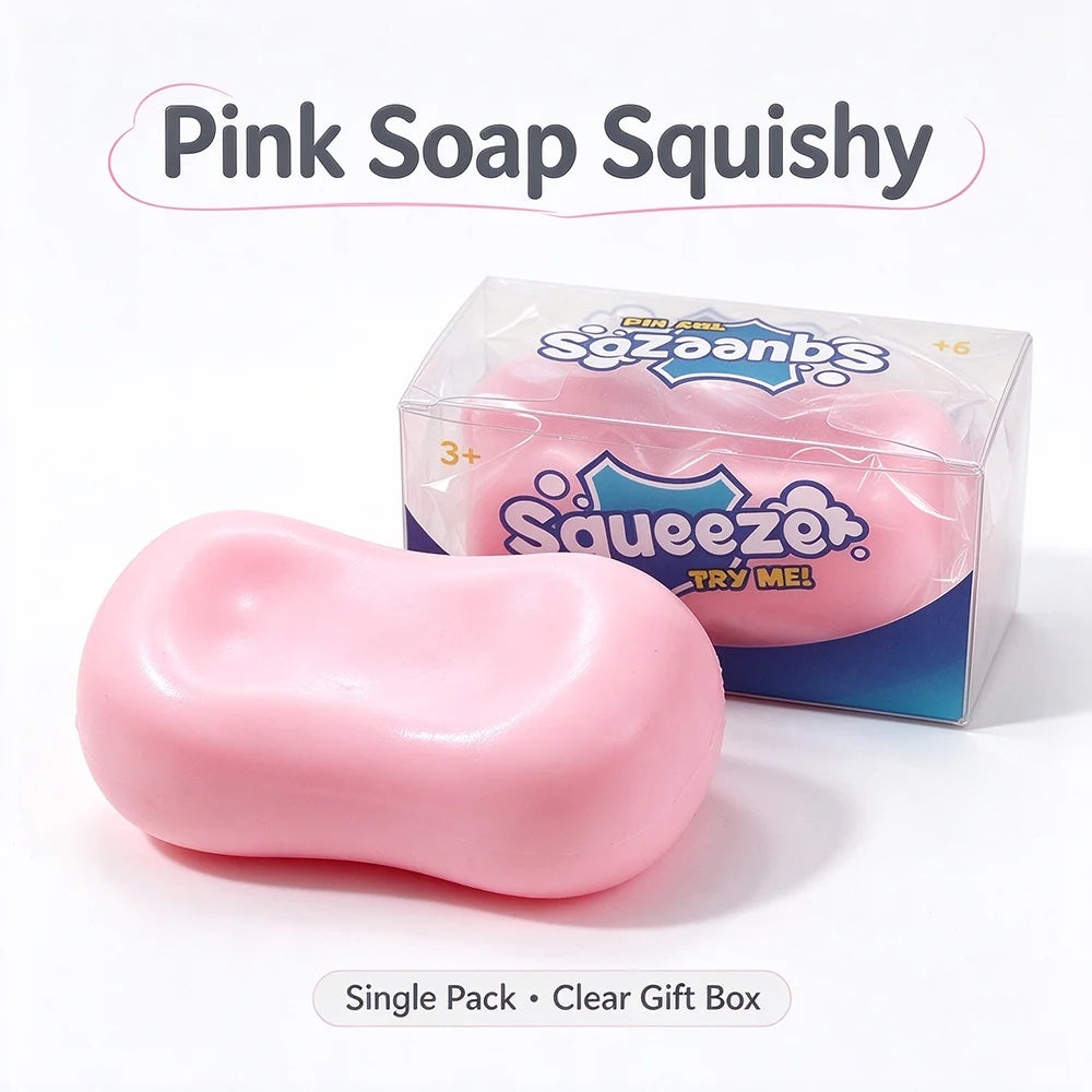 Creative Soap Shape Squishy Toy Sensory t Stress Relief Toy Black Friday Christmas Present