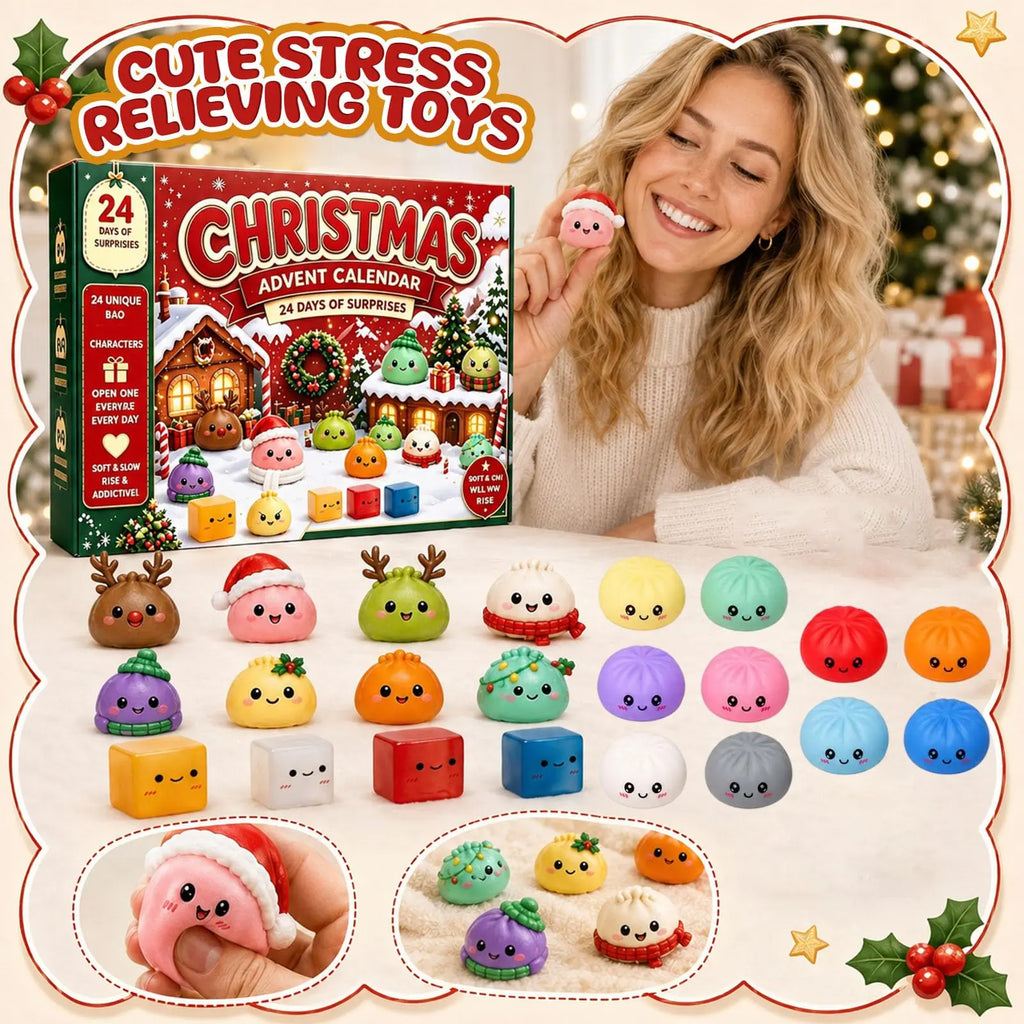 2026 Christmas Squishies Advent Calendar, 24-Day Countdown for Adults ...