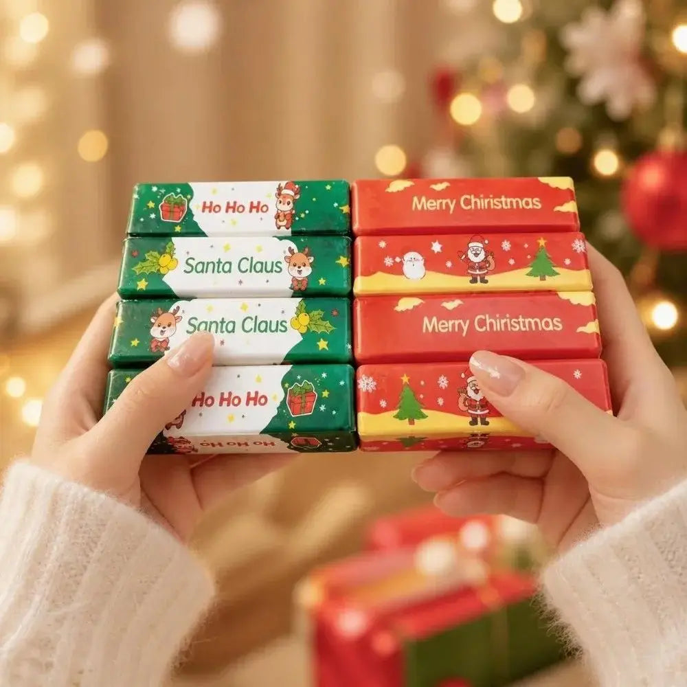 2026 New Christmas Edition Slow Rising Squishy Toy Butter Stick Ultra Soft Wet Squeeze Fidget Toy Stress Relief Party Favor Gift
