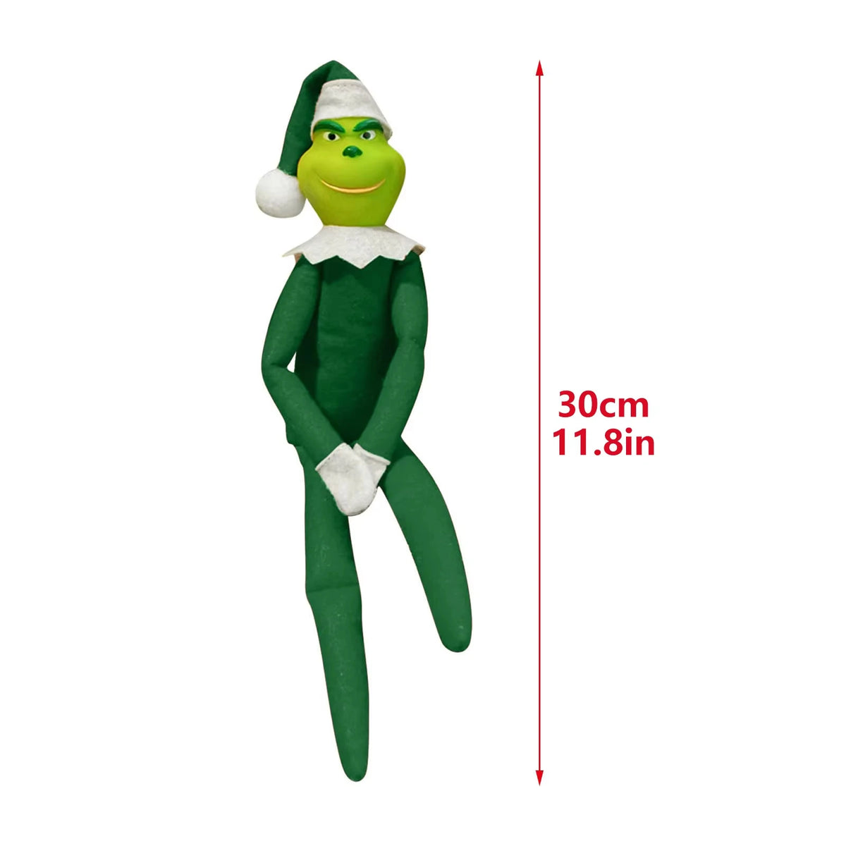 Christmas Elf Doll Plush Toy Figures Stocking Stuffer Shelf Accessories Decoration
