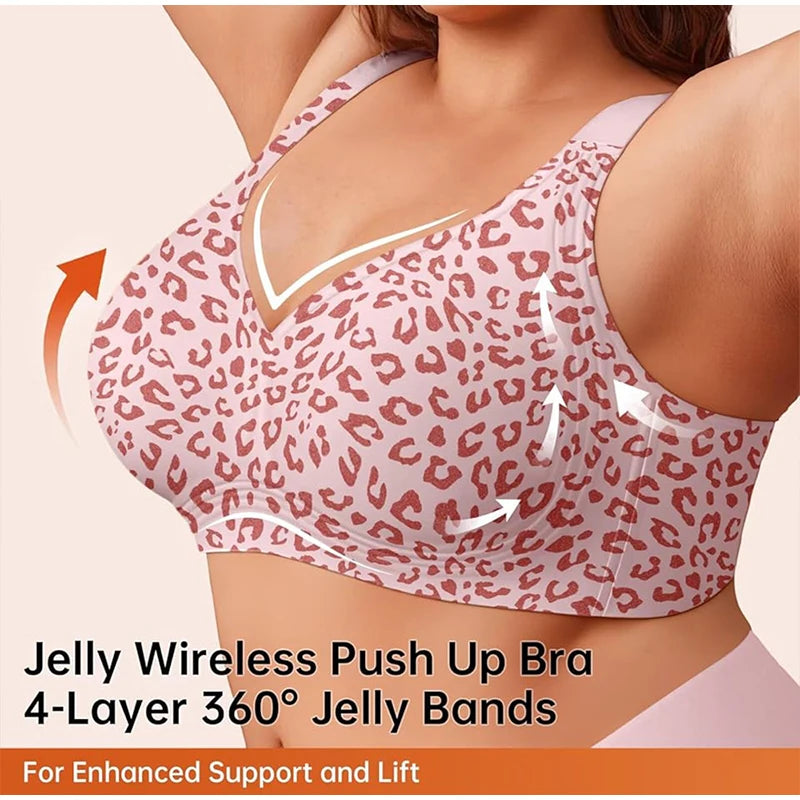 viral jelly bra womens fashion pushup seamless buttersoft bra