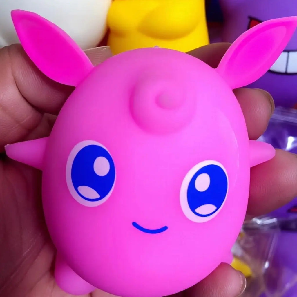 Cute Pokemon Cartoon Pikachu Squeeze Rebound Pinch Music Suitable for Fans to Relieve Stress Knead Figurines Party Gift