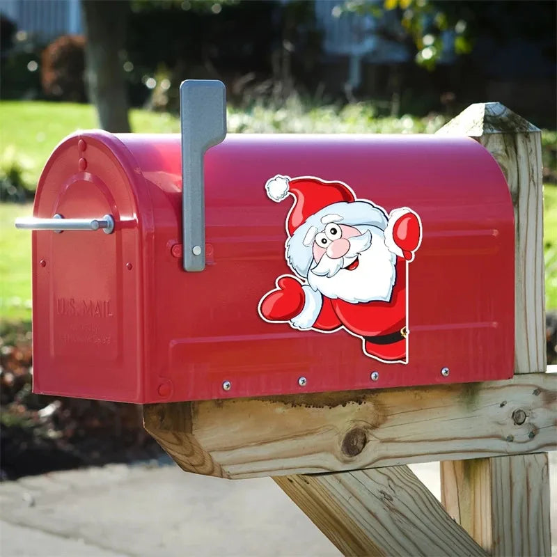 Santa Reindeer Holiday Magnets Magnetic Christmas Tree - For Refrigerator Door Decor With Festive Fridge Metal Garage Stickers