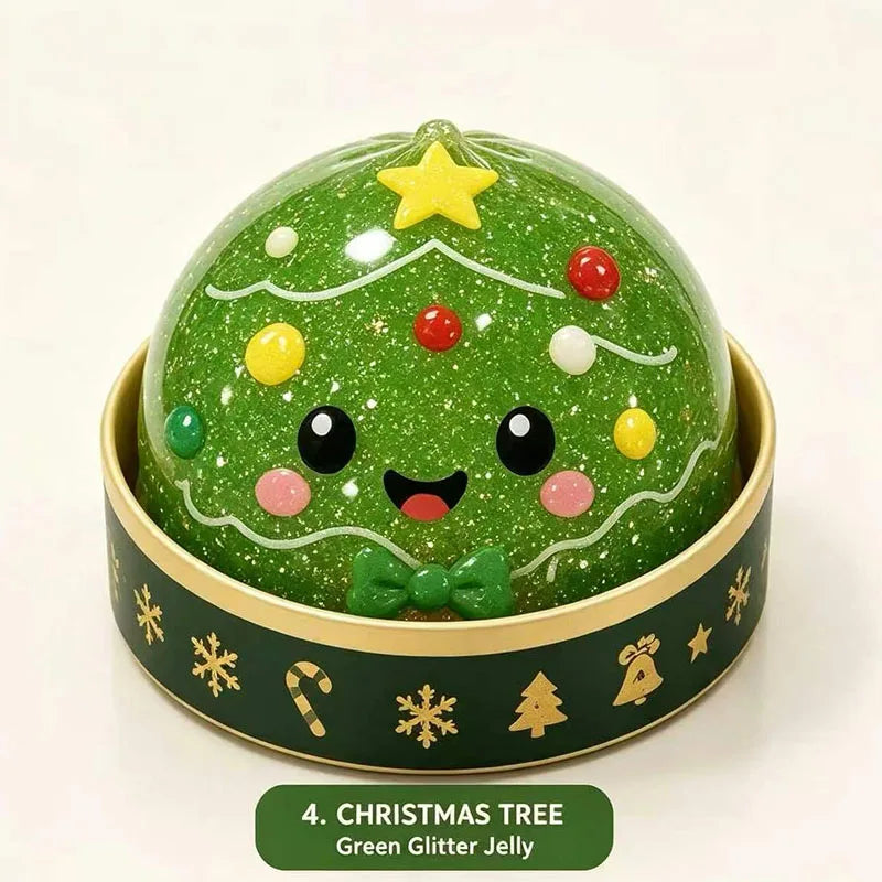 2026 RANDOM ew Santa Claus Elk Dumpling Shape Stress Relief Squeeze Toy Christmas Party Favor Toys Gifts For Adult