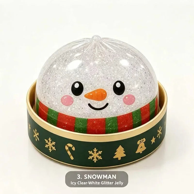 2026 RANDOM ew Santa Claus Elk Dumpling Shape Stress Relief Squeeze Toy Christmas Party Favor Toys Gifts For Adult