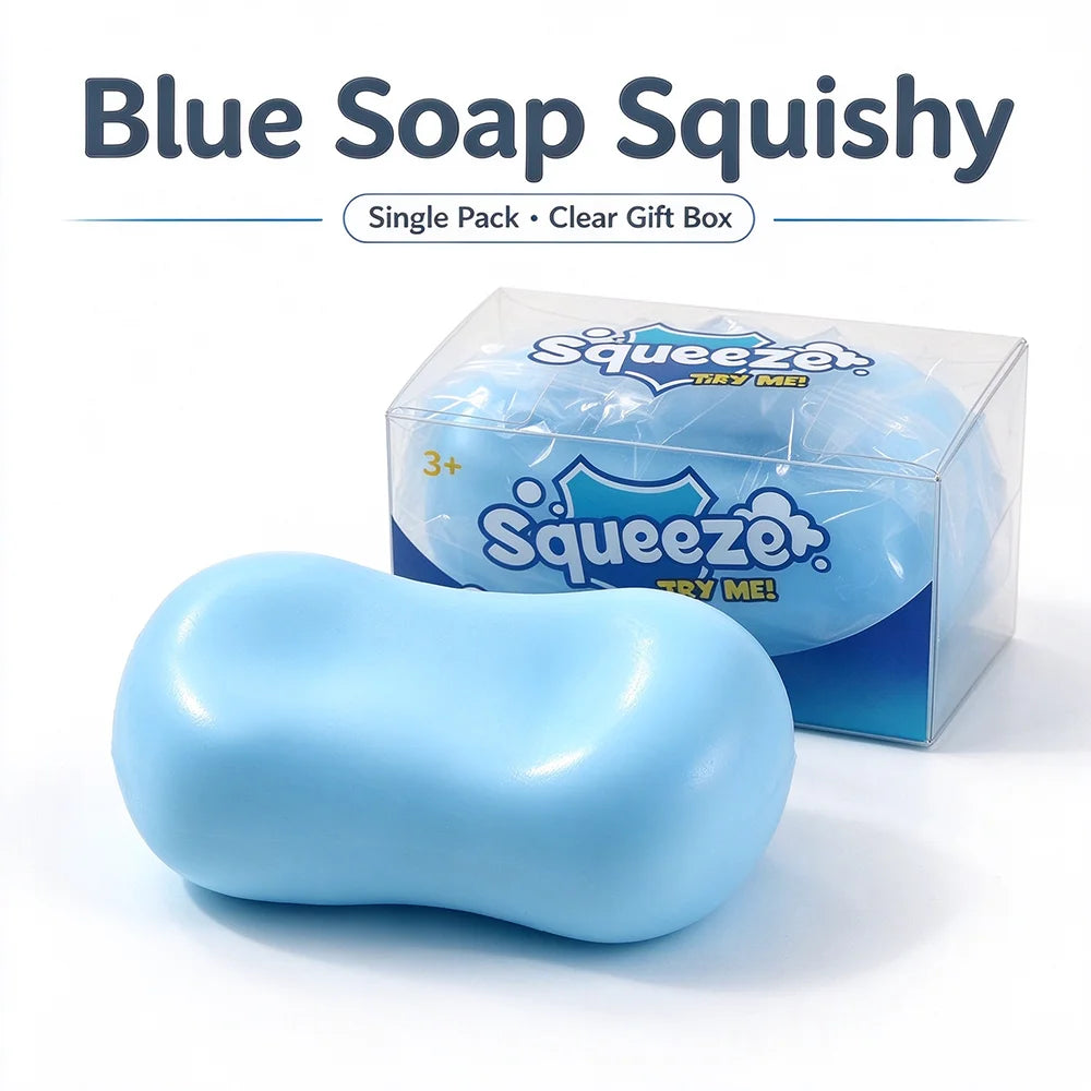 Creative Soap Shape Squishy Toy Sensory t Stress Relief Toy Black Friday Christmas Present